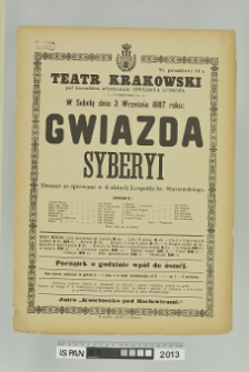 GWIAZDA SYBERYI