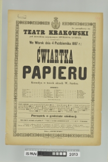 ĆWIARTKA PAPIERU