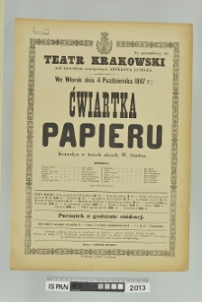 ĆWIARTKA PAPIERU