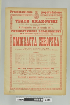 EMIGRACYA CHŁOPSKA