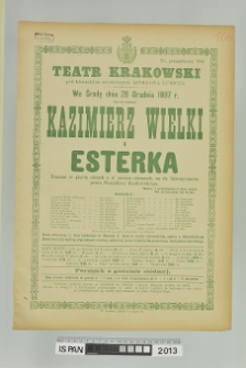 KAZIMIERZ WIELKI I ESTERKA (ESTERKA)