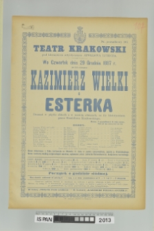 KAZIMIERZ WIELKI I ESTERKA (ESTERKA)