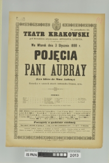 POJĘCIA PANI AUBRAY (LES IDÉES DE MME AUBRAY)