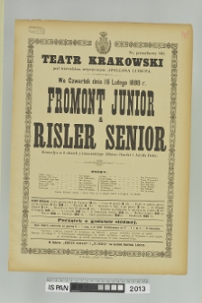 FROMONT JUNIOR & RISLER SENIOR
