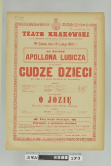 CUDZE DZIECI, O JÓZIĘ