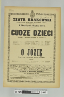 CUDZE DZIECI, O JÓZIĘ