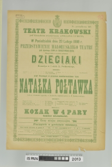 DZIECIAKI, NATAŁKA POŁTAWKA