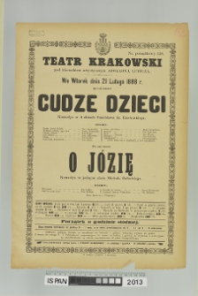 CUDZE DZIECI, O JÓZIĘ