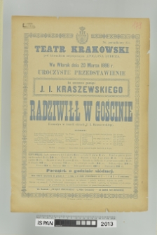RADZIWIŁŁ W GOŚCINIE