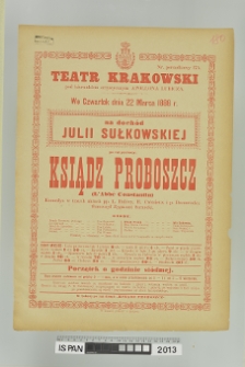 KSIĄDZ PROBOSZCZ (L'ABBE CONSTANTIN)