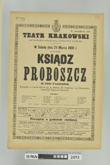 KSIĄDZ PROBOSZCZ (L'ABBE CONSTANTIN)