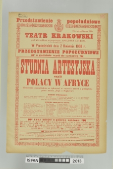 STUDNIA ARTEZYJSKA CZYLI POLACY W AFRYCE