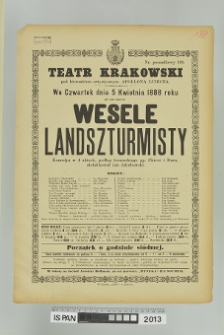 WESELE LANDSZTURMISTY