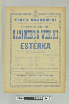 KAZIMIERZ WIELKI I ESTERKA (ESTERKA)