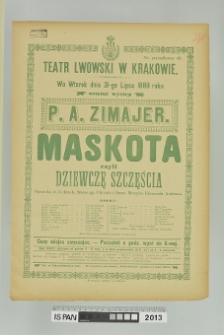 MASKOTA CZYLI DZIEWCZĘ SZCZĘŚCIA