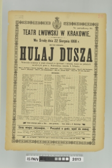 HULAJ DUSZA