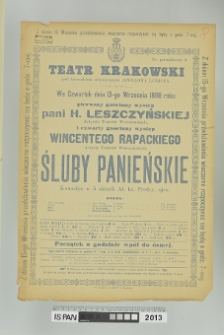 ŚLUBY PANIEŃSKIE