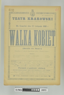 WALKA KOBIET (BATAILLE DE DAMES)