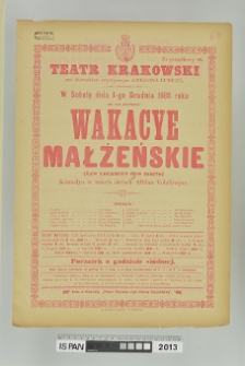 WAKACYE MAŁŻEŃSKIE (LES VACANCES DES MARIS), (WAKACJE MAŁŻEŃSKIE)