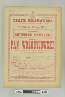 PAN WOŁODYJOWSKI