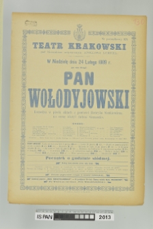 PAN WOŁODYJOWSKI