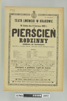 PIERŚCIEŃ RODZINNY (GILLETTE DE NARBONNE)