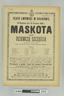 MASKOTA CZYLI DZIEWCZĘ SZCZĘŚCIA