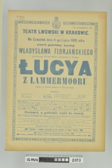 ŁUCYA Z LAMMERMOORU (ŁUCJA Z LAMMERMOORU)