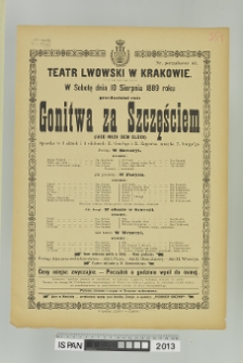 GONITWA Z SZCZĘŚCIEM (JAGD NACH DEM GLÜCK)