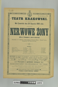 NERWOWE ŻONY (LES FEMMES NERVEUSES)