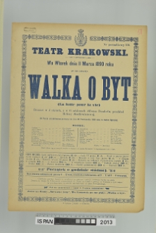 WALKA O BYT (LA LUTTE POUR LA VIE)