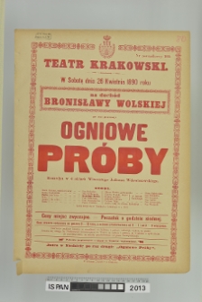 OGNIOWE PRÓBY