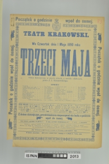 TRZECI MAJA