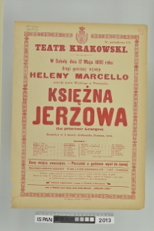 KSIĘŻNA JERZOWA (LA PRINCESSE GEORGES)