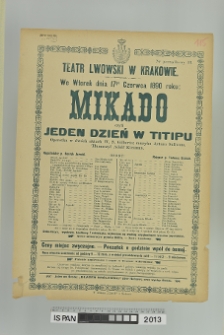 MIKADO CZYLI JEDEN DZIEŃ W TITIPU