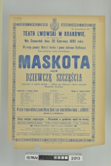 MASKOTA CZYLI DZIEWCZĘ SZCZĘŚCIA