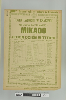 MIKADO CZYLI JEDEN DZIEŃ W TITIPU