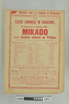 MIKADO CZYLI JEDEN DZIEŃ W TITIPU