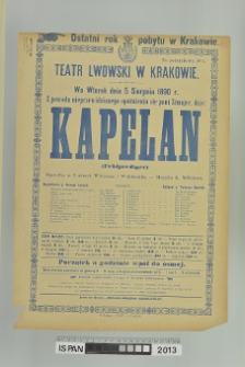 KAPELAN (FELDPREDIGER)
