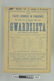 GWARDZISTA (THE YOUMEN OF THE GUARDS)