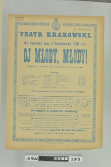 OJ MŁODY, MŁODY!