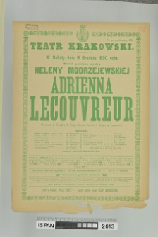 ADRIENNA LECOUVREUR