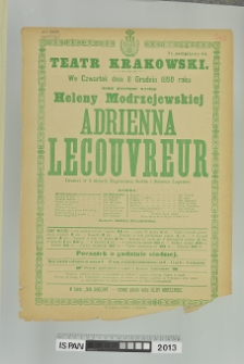 ADRIENNA LECOUVREUR
