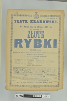 ZŁOTE RYBKI (GOLDFISCHE), (ZŁOTA RYBKA)
