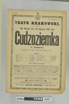 CUDZOZIEMKA (L'ETRANGÉRE)