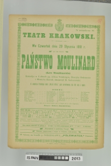 PAŃSTWO MOULINARD (LES MOULINARD)