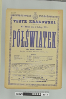 PÓŁŚWIATEK (LE DEMI-MONDE)