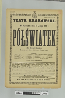 PÓŁŚWIATEK (LE DEMI-MONDE)