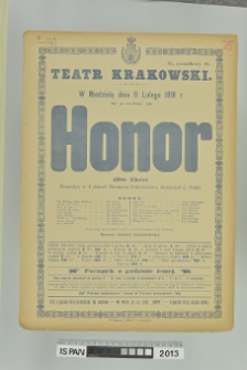 HONOR (DIE EHRE)