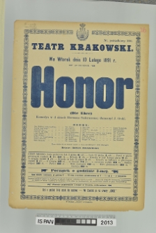 HONOR (DIE EHRE)